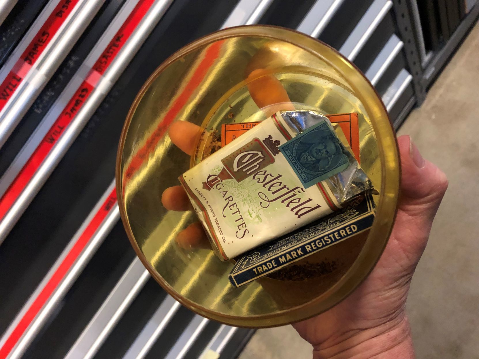 Will James' cigarettes